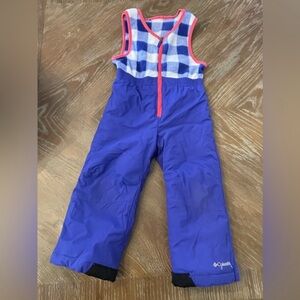 Columbia girls snow pants size 4T